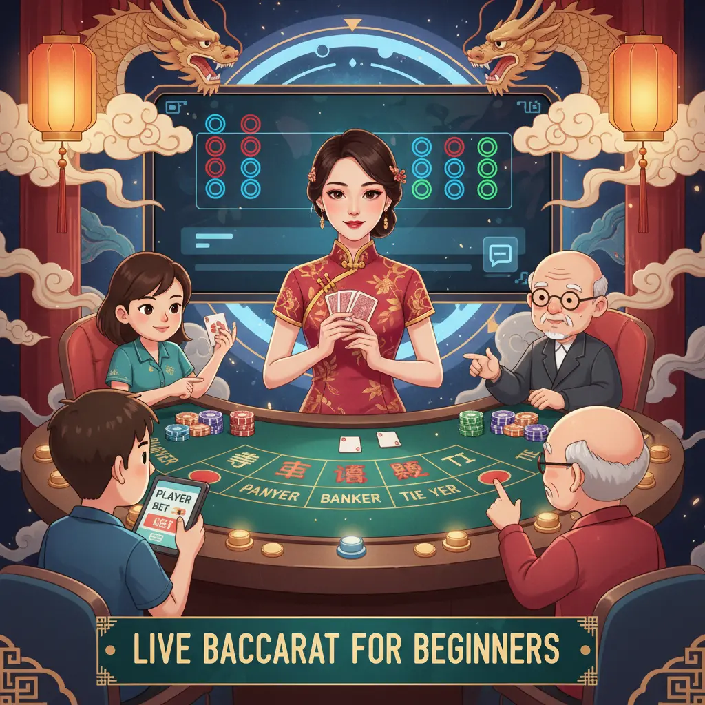 Live dealer casino for beginners - Baccarat